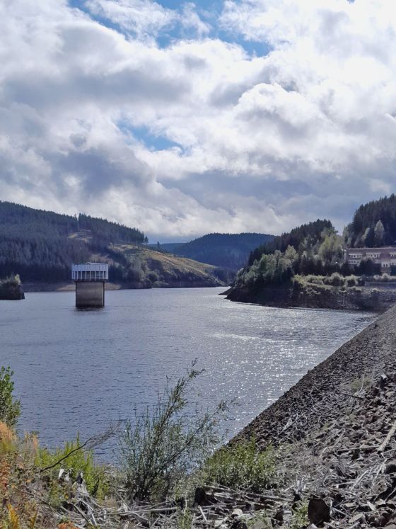 Talsperre Schmalwasser Ende September 2024